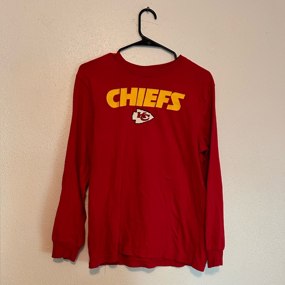 Kansas City Chiefs Red Long Sleeve T-shirt Team Apparel Size Medium